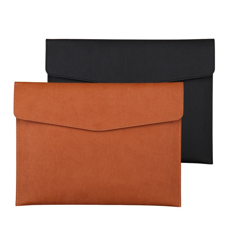 Leather Work Folder - フェイクレザードキュメントバッグ、ビジネス情報バッグ、A4フォルダー、学校および事務用品、収納バッグ