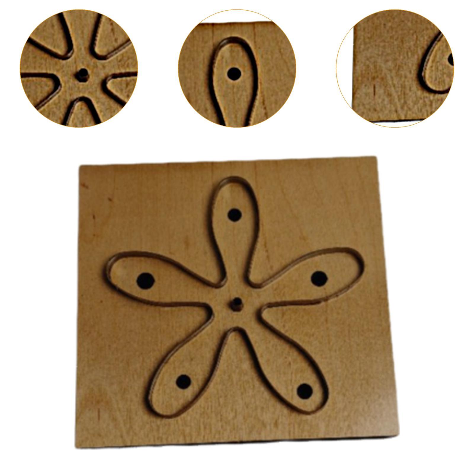 Leatherwork Patterns Free - DIYレザークラフトカッティングダイ手作り木製金属テンプレート、革模様と作業工具セット