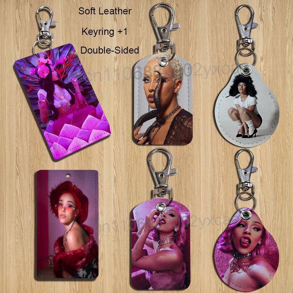 Leather Work Leather - アートソーハイレッドドージャキャットホルダー、銀行、ビジネス、仕事用カードホルダー、学生証ケース、バスカードキーホルダー