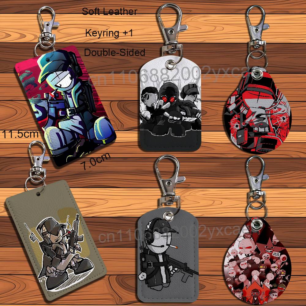Leatherwork Keychain - デイメス J サンフォード マッドネス コンバット ホルダー