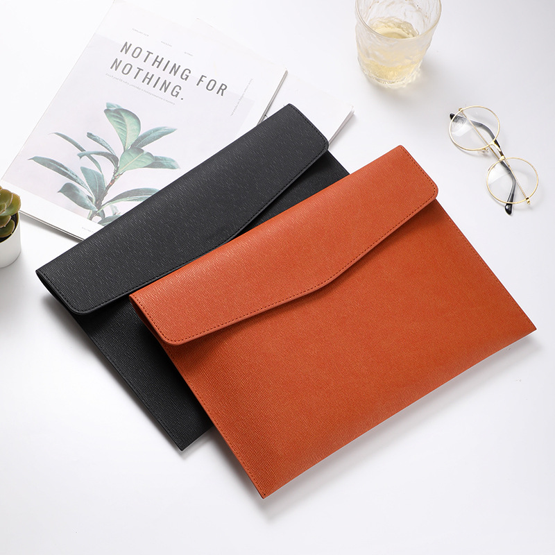 フェイクレザードキュメントバッグ、ビジネス情報バッグ、A4フ - Leather Work Folder のレビューと価格