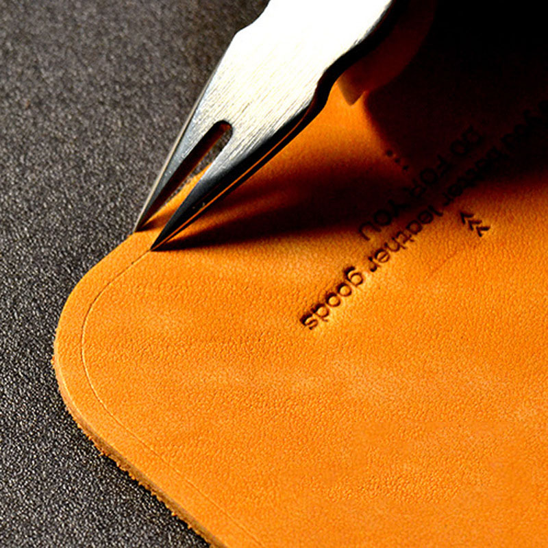 1Pc 革浅いスロットエッジリニアレザーエッジクリーサーステ - Leatherwork Projects のレビューと価格