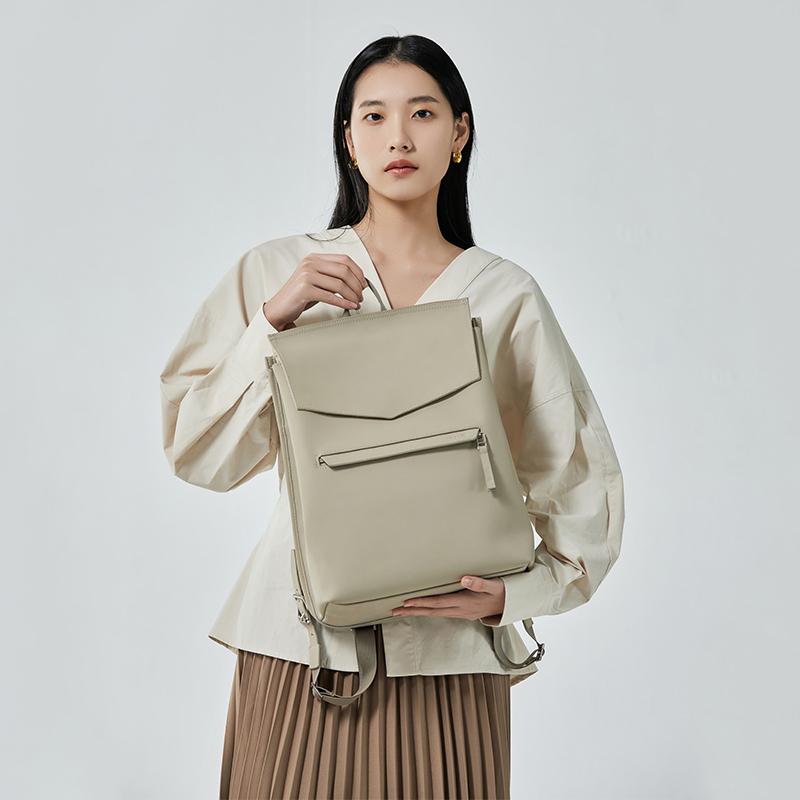 ファッション新日本と韓国のシンプルなカジュアル多用途バックパ - Leatherwork Keychain のレビューと価格