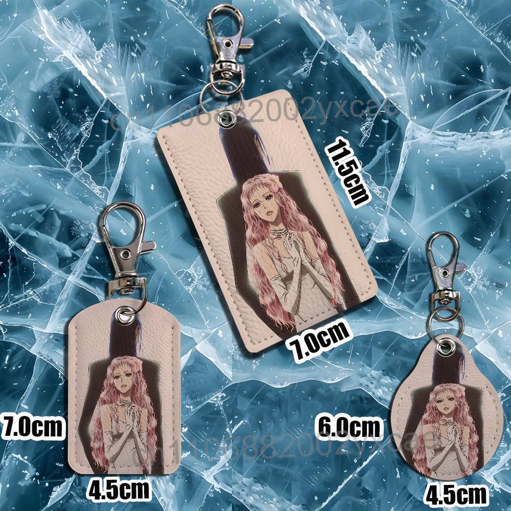 芹川レイラ、岡崎真一 NANAホルダー、銀行・ビジネス・ワー - Leatherwork Keychain のレビューと価格