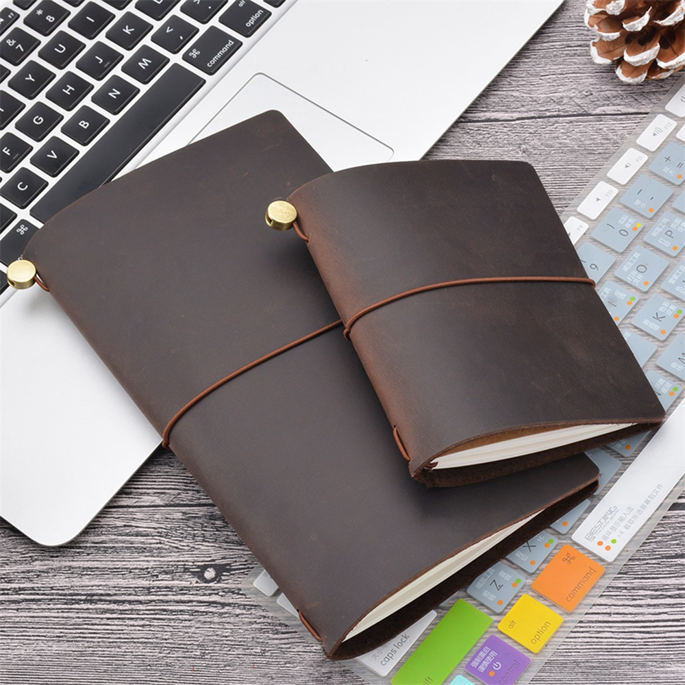 本革トラベラーノート DIY ジャーナル 8 色レトロ日記ポ - Leather Work Notepad のレビューと価格