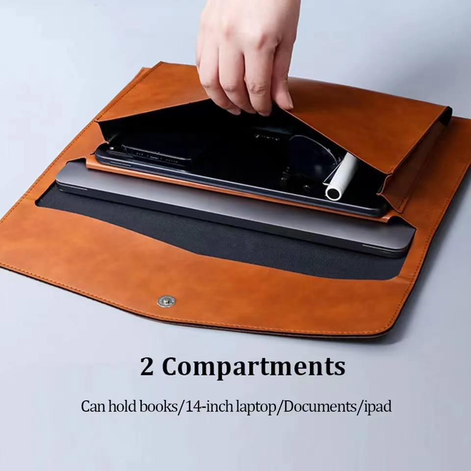 防水a4レザードキュメントバッグ、ビジネスブリーフケース、フ - Leather Work Folder のレビューと価格