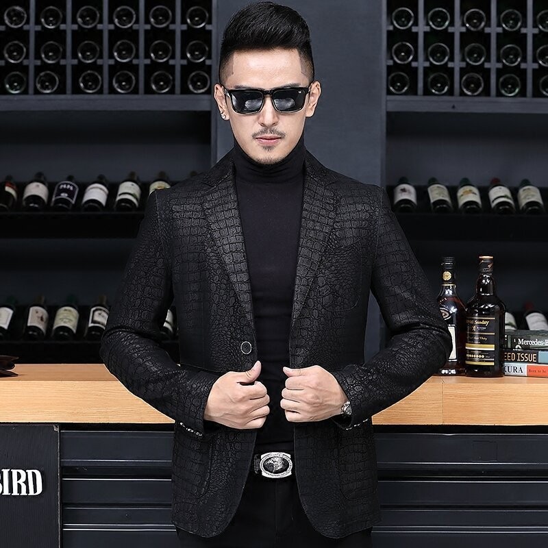 男性用本革シープスキンジャケット,仕事用スリムジャケット,シ - Leatherwork Patterns Free のレビューと価格