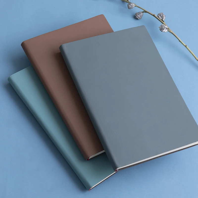 A5 ソフトレザーノートブック 120ページ 防水カバー 快 - Leather Work Notepad のレビューと価格