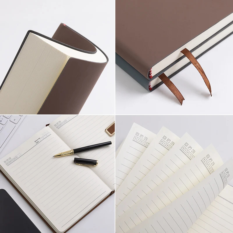 A5 ソフトレザーノートブック 120ページ 防水カバー 快 - Leather Work Notepad のレビューと価格