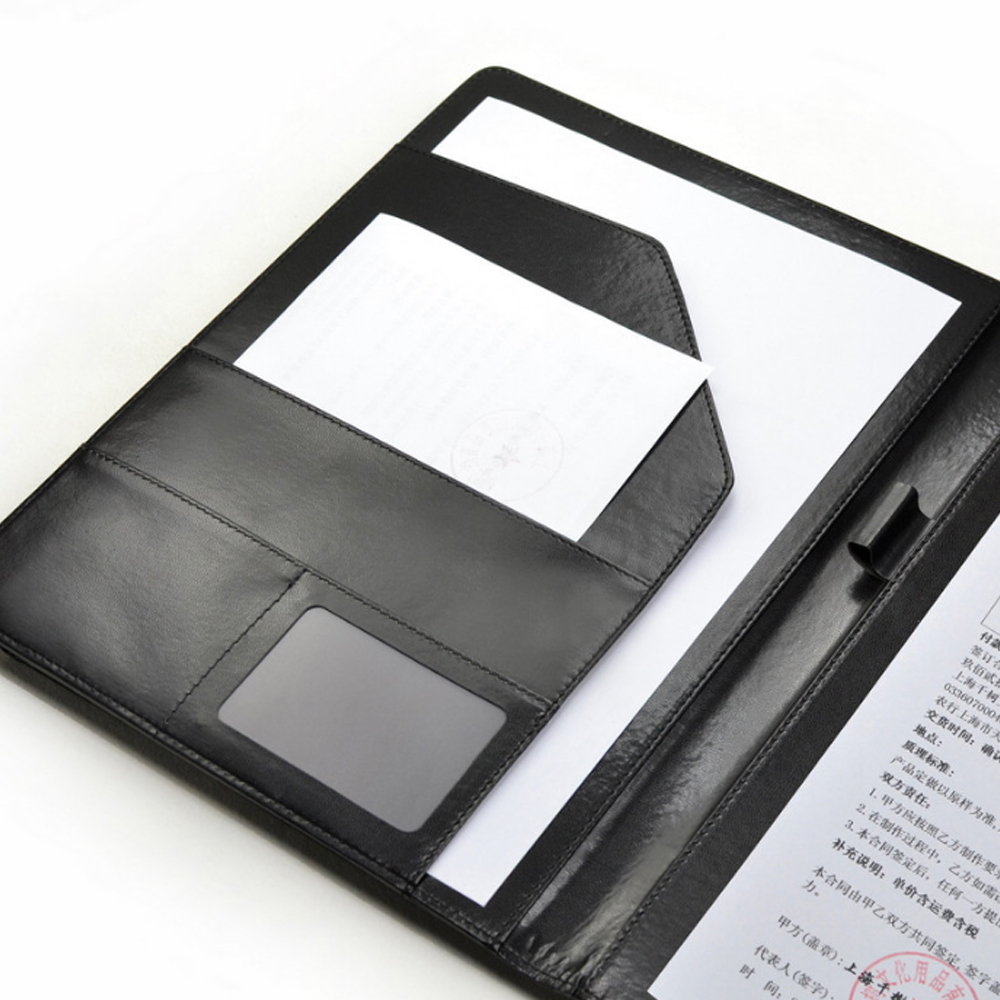 A4会議フォルダービジネスステーショナリーフォルダーレザー契 - Leather Work Folder のレビューと価格
