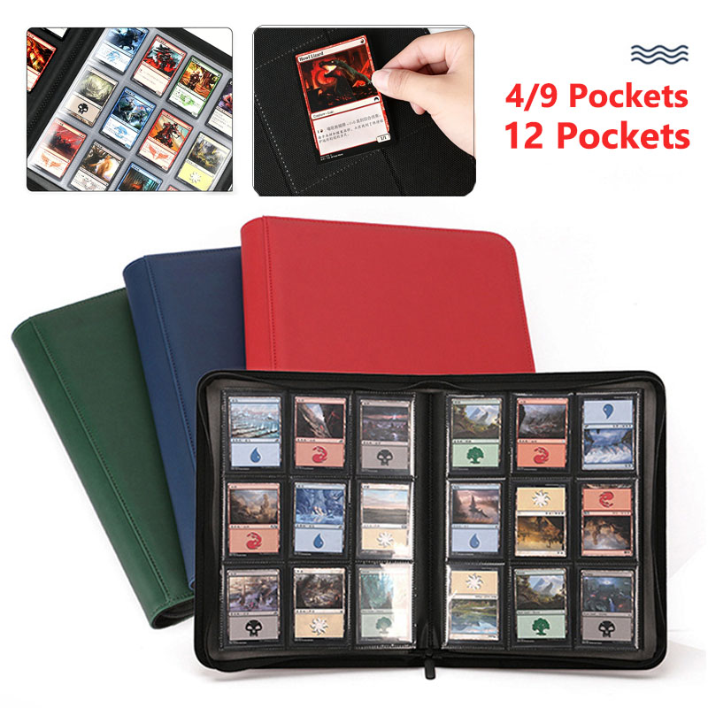 9/12ポケットレザー製トレーディングカードアルバムフォルダ - Leather Work Folder のレビューと価格