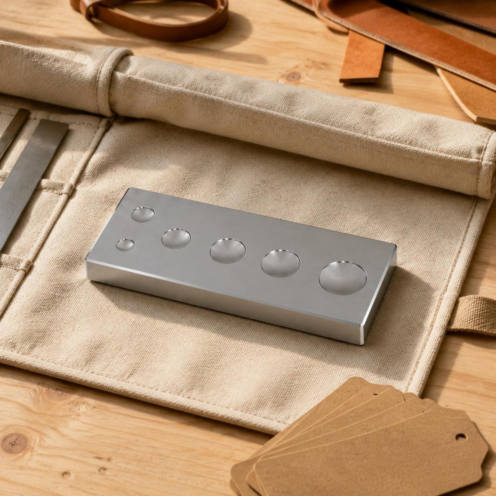 スナップリベットセッターベース 多用途レザースナップインスト - Leatherworker Block のレビューと価格