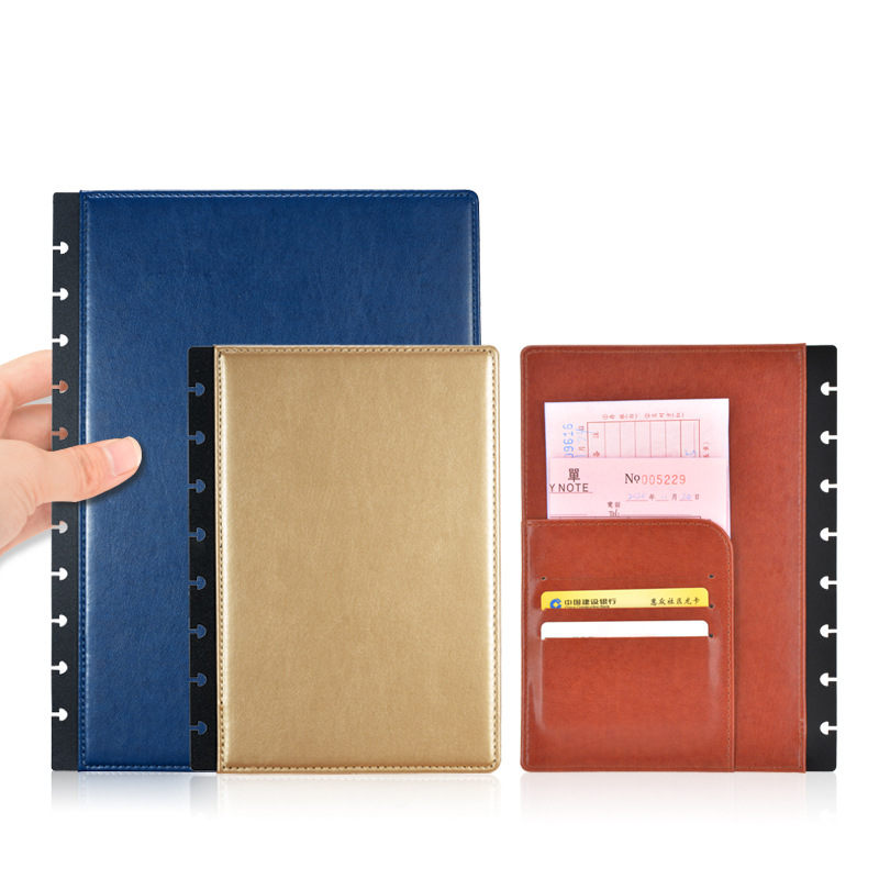 ルーズリーフ レザーカバー マッシュルームホールノート ノー - Leather Work Notepad のレビューと価格