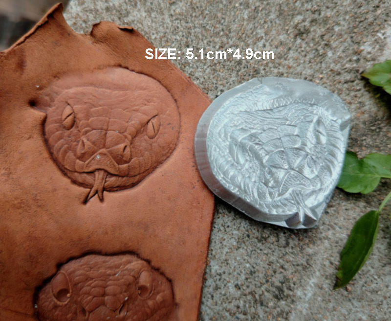 蛇模様の手彫りユニークレザーカービングエンボス加工型DIYス - Leatherwork Patterns Free のレビューと価格