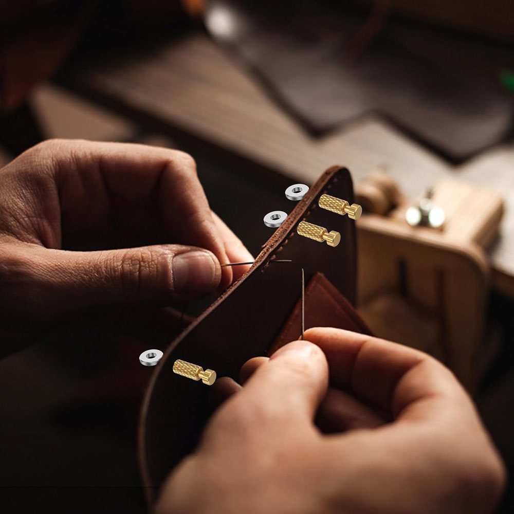 5 個縫合糸位置決め針 DIY 手動革縫合糸クランプ固定切断 - Leatherwork Projects のレビューと価格